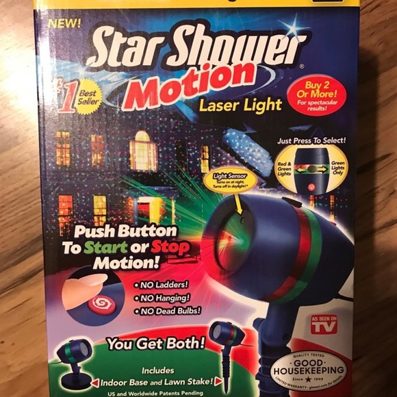 As Seen On TV Holiday Gently Used But Like New Star Shower Motion